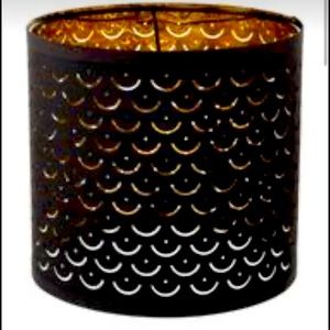 Ikea 13” black and white lamp shade